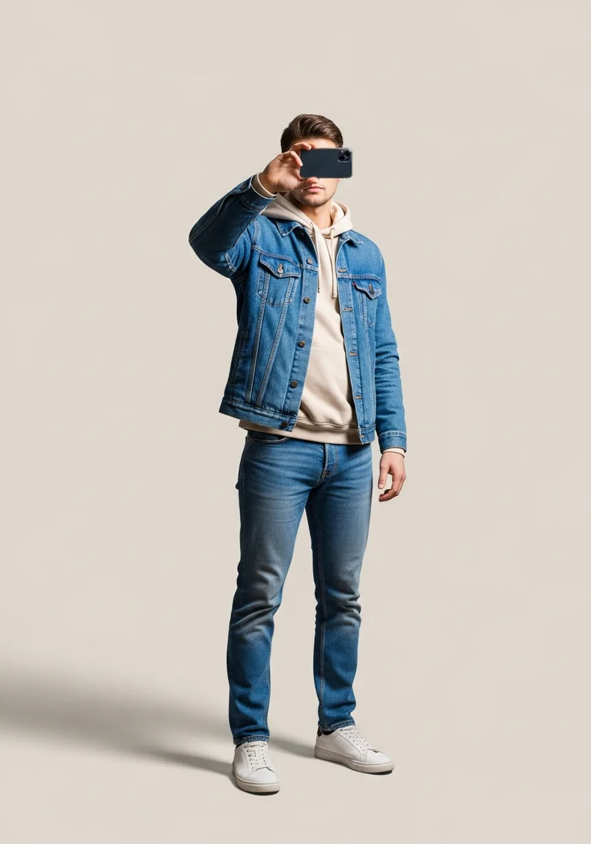 Example outfit for 11°C weather