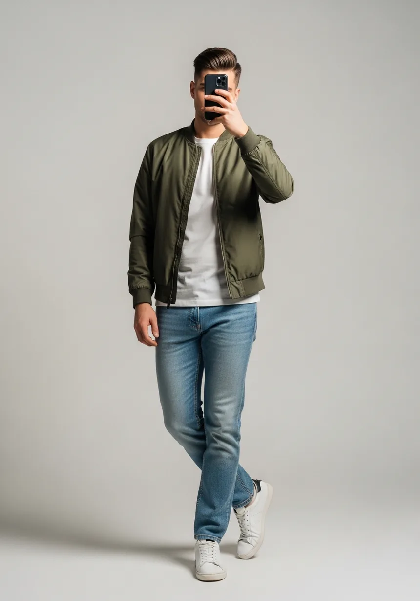 Example outfit for 17°C weather